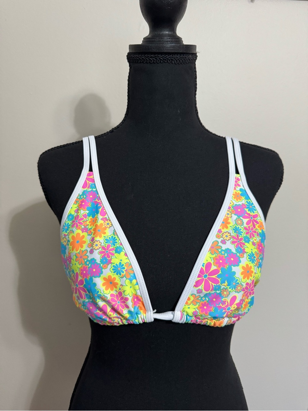 Kulani Kinis Twin Strap Bralette Bikini Top - Sweet Sunshine - Picture 3 of 7